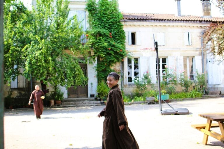 mindful in het klooster van Thich Nhat Hanh