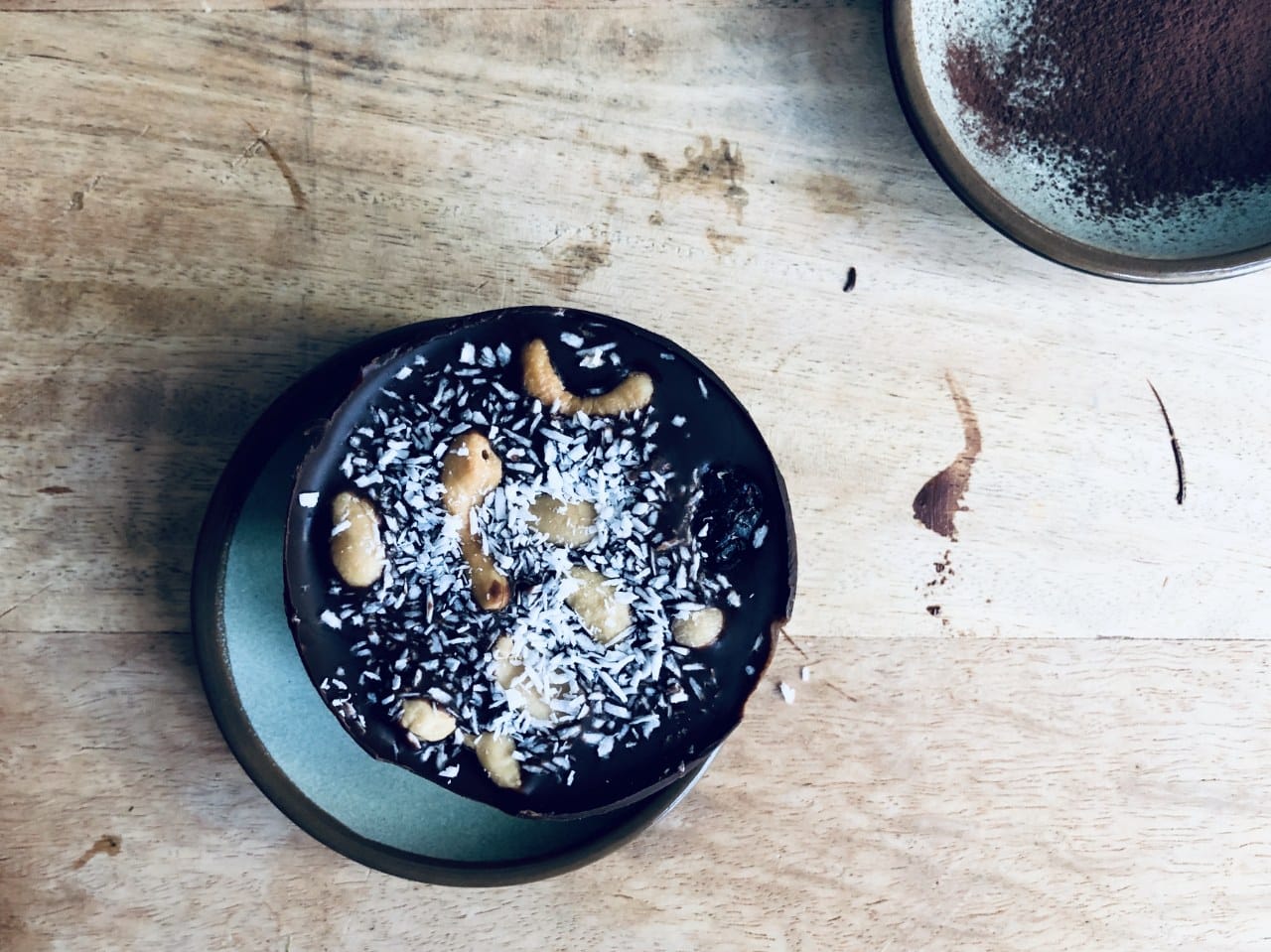 boeddhisten met chocola