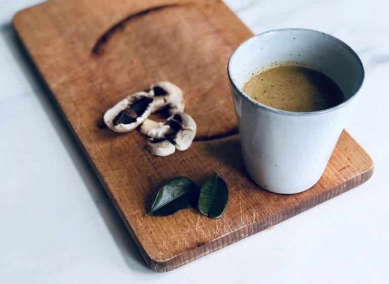 boeddhistische soep uit mindfulness klooster