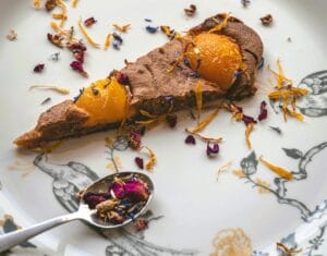 zoet gerecht uit boeddhistische kookboek