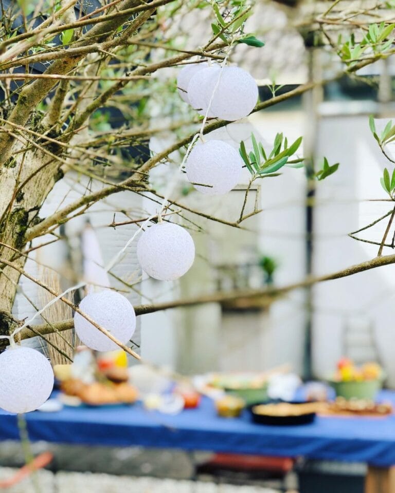 retraite food met linzensalade volgens boeddhistisch recept