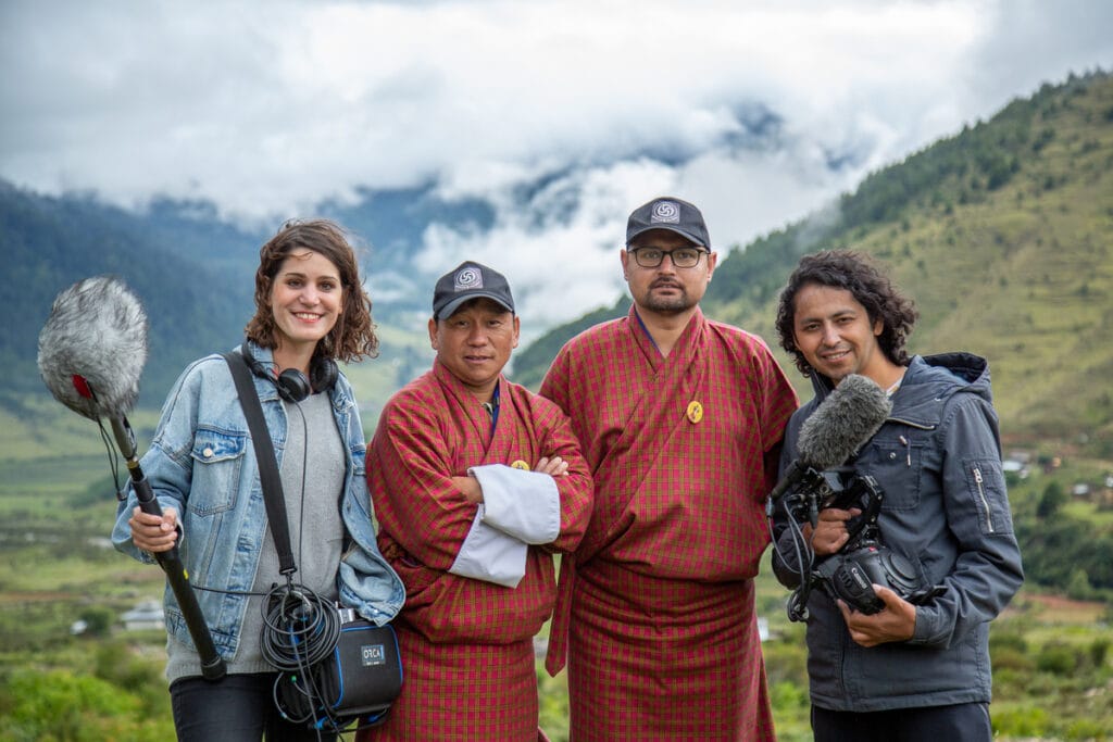 film over Bhutan met de regisseurs