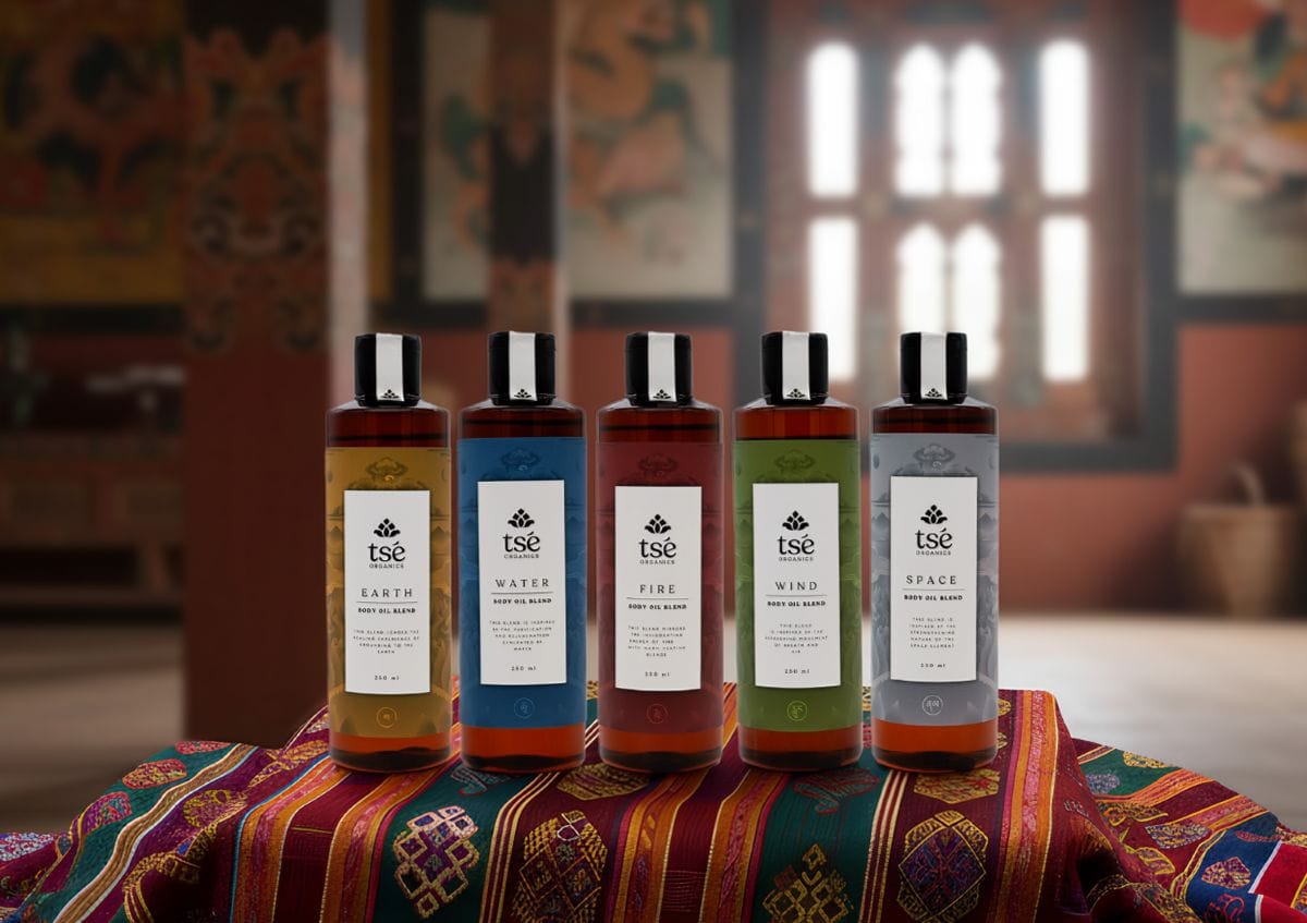 natuurlijke olie uit Bhutan voor mindcare en mindful leven
