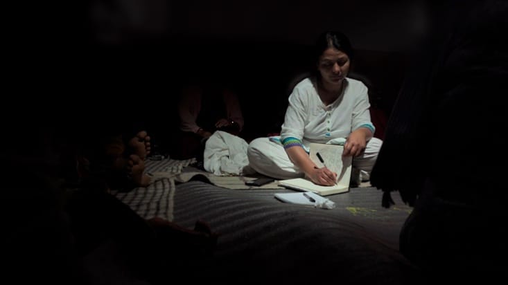 film over vrouw in Nepal Devi op internationale vrouwendag